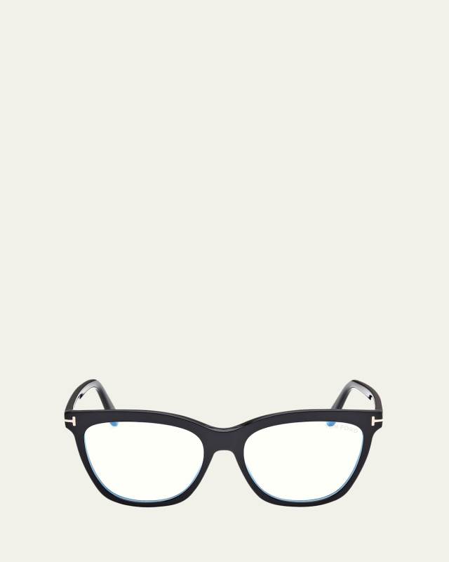 Butterfly Blue Block Optical Frames